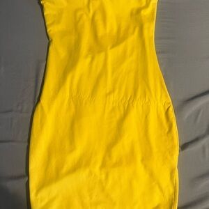 Yellow Sleeveless Dress
